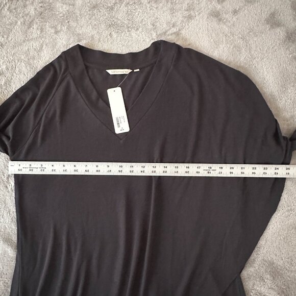 NWT Soft Surroundings Black Madeline Long Sleeve Sweater Tunic MEDIUM Shirt - Picture 4 of 6